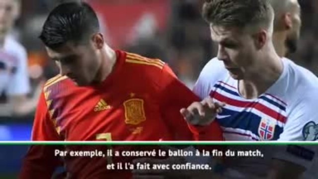 Espagne - Enrique : Morata est bien meilleur aujourd'hui