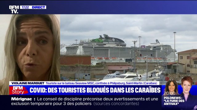 On nous a abandonné : cas contact lors d'une croisière, Violaine raconte son confinement aux Caraïbes