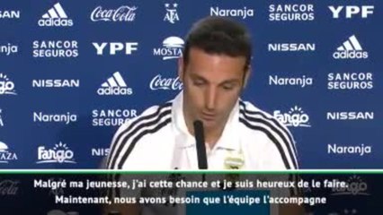 Argentine - Scaloni : "Très heureux du retour de Messi"