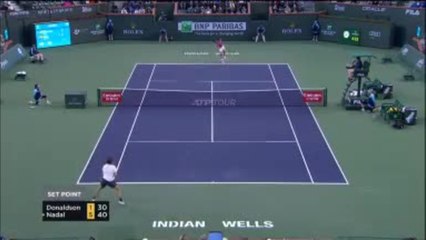 Indian Wells - Nadal expédie Donaldson