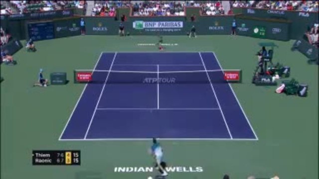 Indian Wells - Thiem rejoint Federer en finale
