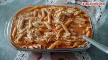 Macarrão penne na panela de pressão