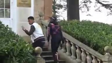 Bleus - L'arrivée des Champions du Monde à Clairefontaine