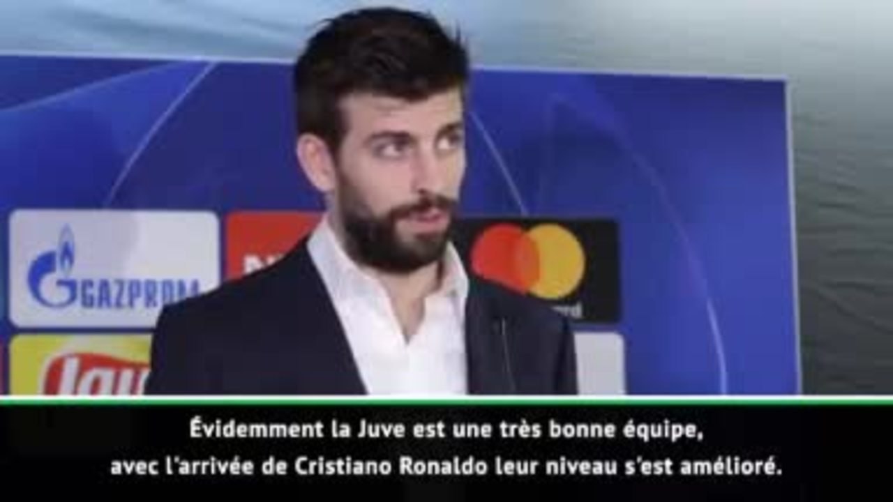 Ligue des Champions : 8es - Piqué : "Avec Cristiano Ronaldo, le niveau de la Juve s'est amélioré"