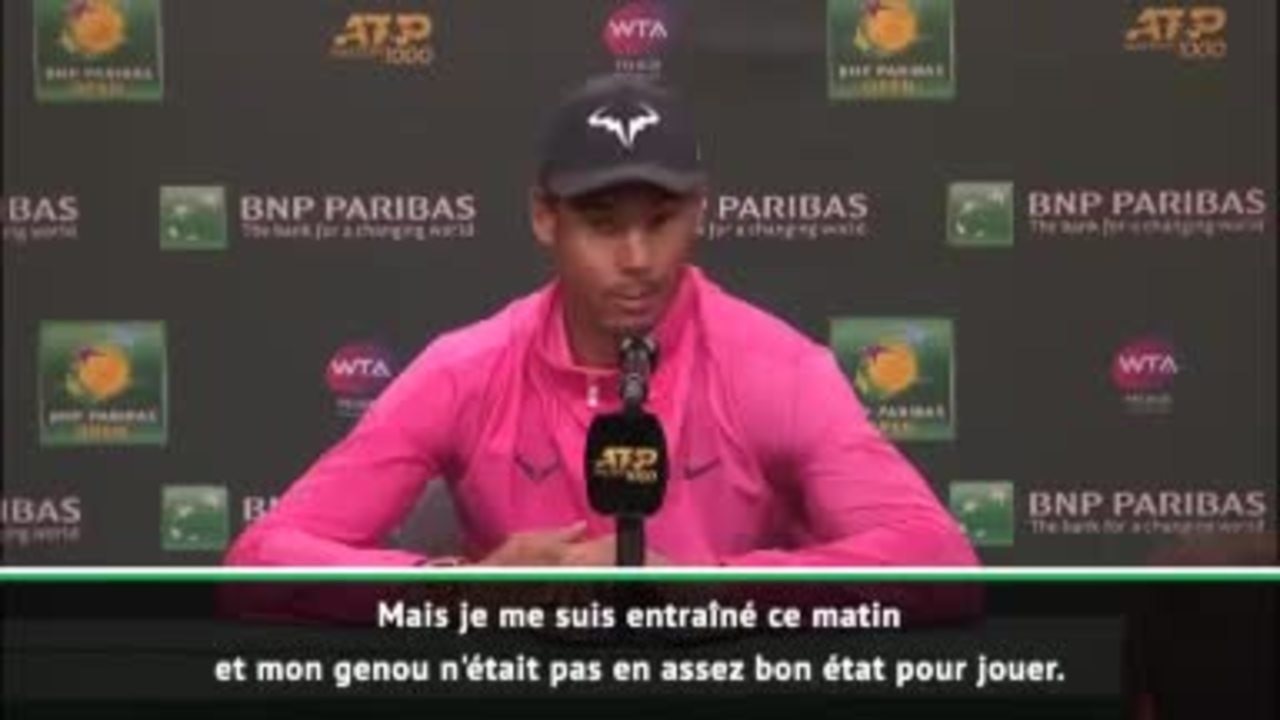 Indian Wells - Nadal zappe sa demi-finale... et Miami !
