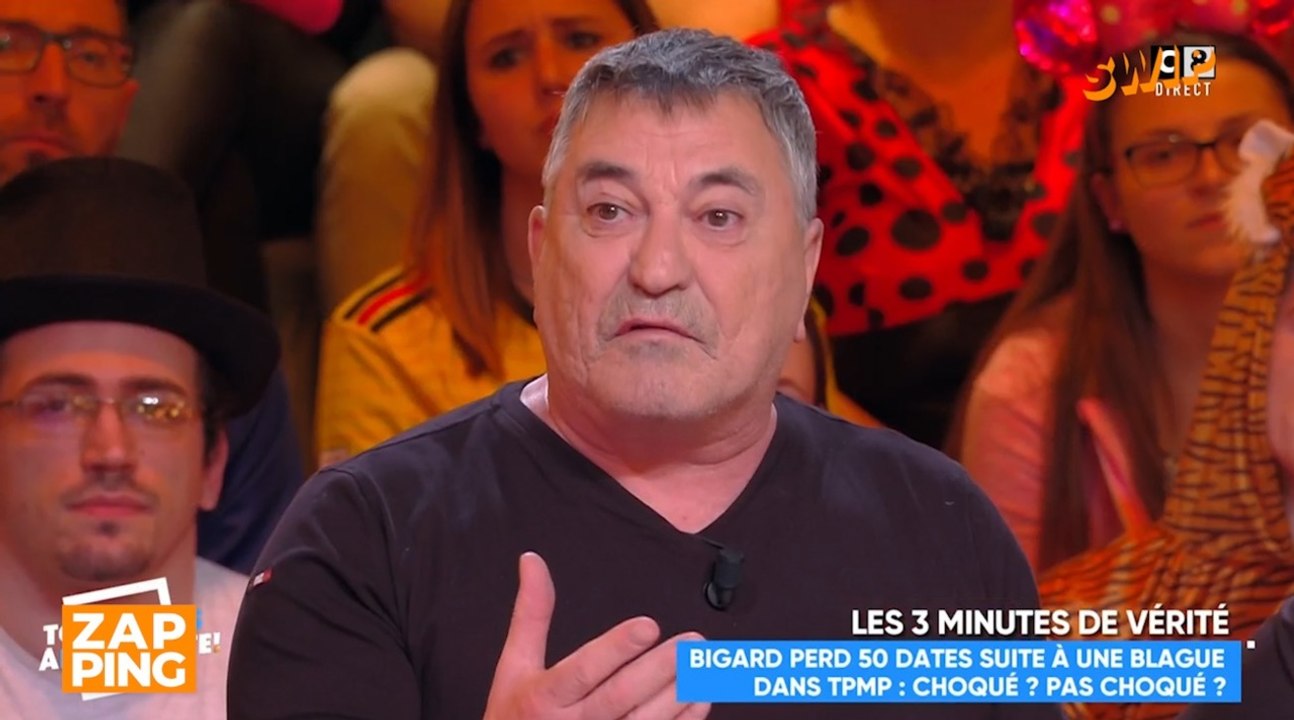 Anéanti et ému, Jean-Marie Bigard revient sur la polémique après sa blague graveleuse dans TPMP