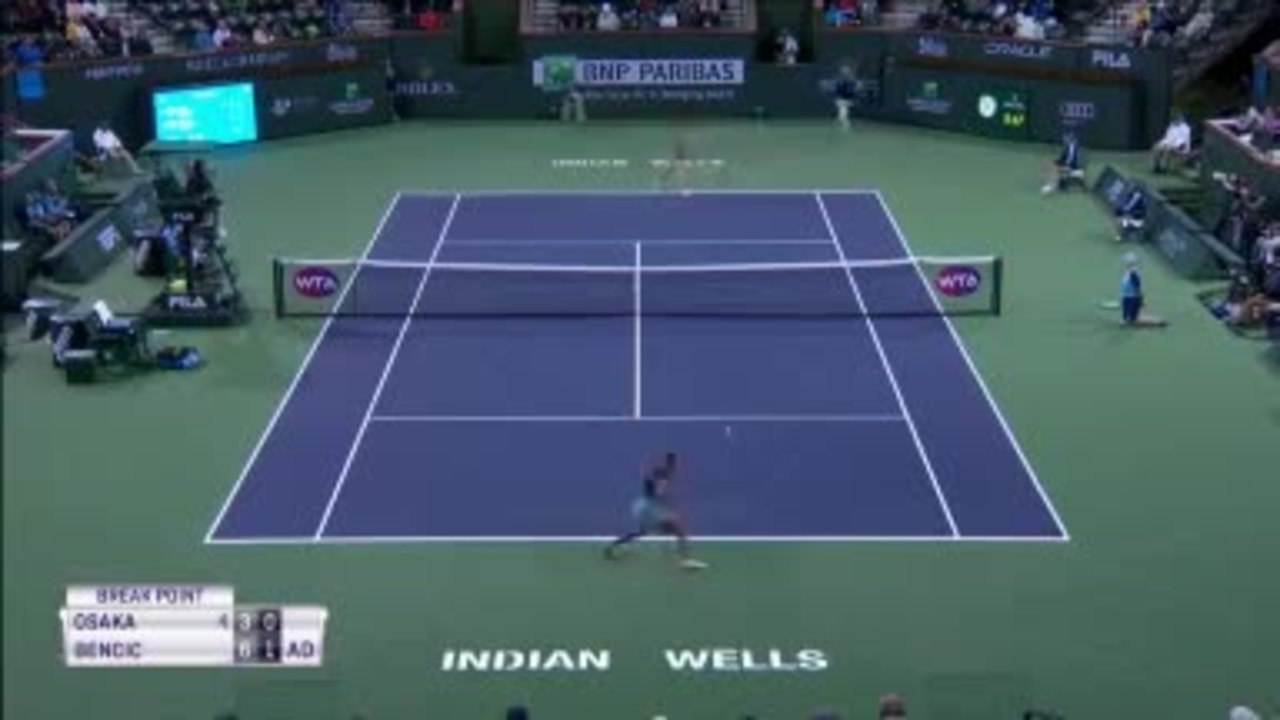 Indian Wells - En forme, Bencic corrige la reine Osaka