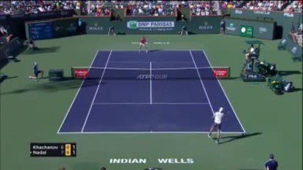 Indian Wells - Nadal élimine Khachanov et rejoint Federer en demie