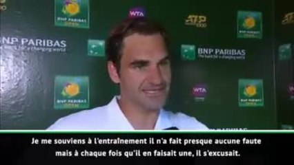 Indian Wells - Federer : "J'ai hâte de jouer ce match"