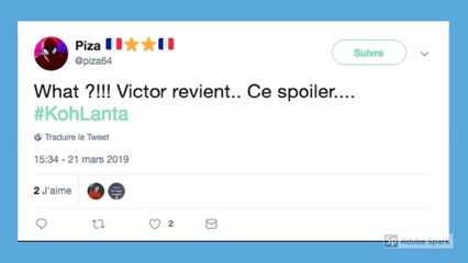 Koh-Lanta 2019 : spoilés sur le retour de Victor la semaine prochaine, les internautes s'agacent !