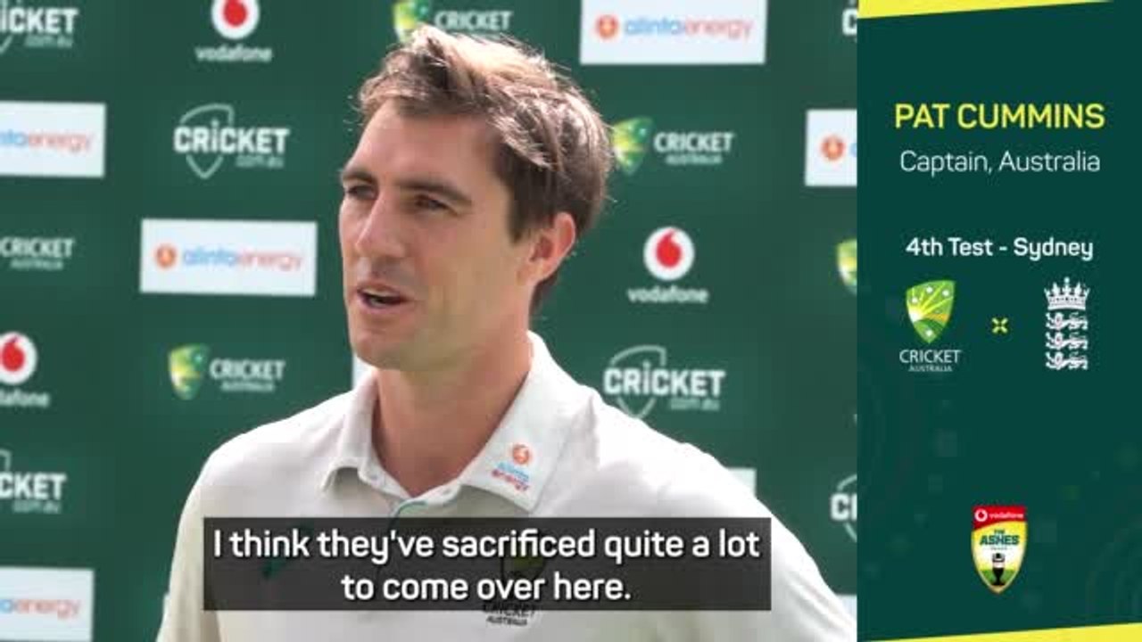 Sympathetic Cummins respects England's sacrifices