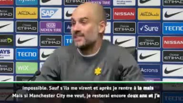 29e j. - Guardiola : Je n'irai pas à la Juventus les deux prochaines saisons