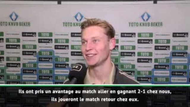 8es - De Jong : ''Une petite chance de nous qualifier à Madrid''