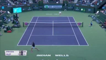 Indian Wells - Halep écarte Strycova sans trembler