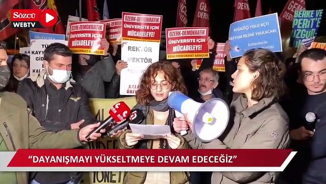 1 yıldır direnişte olan Boğaziçili öğrenciler: 'Birkaç ay ses çıkarırlar' diyenler tarihin çöplüğüne karıştı, bizim için daha başlangıç