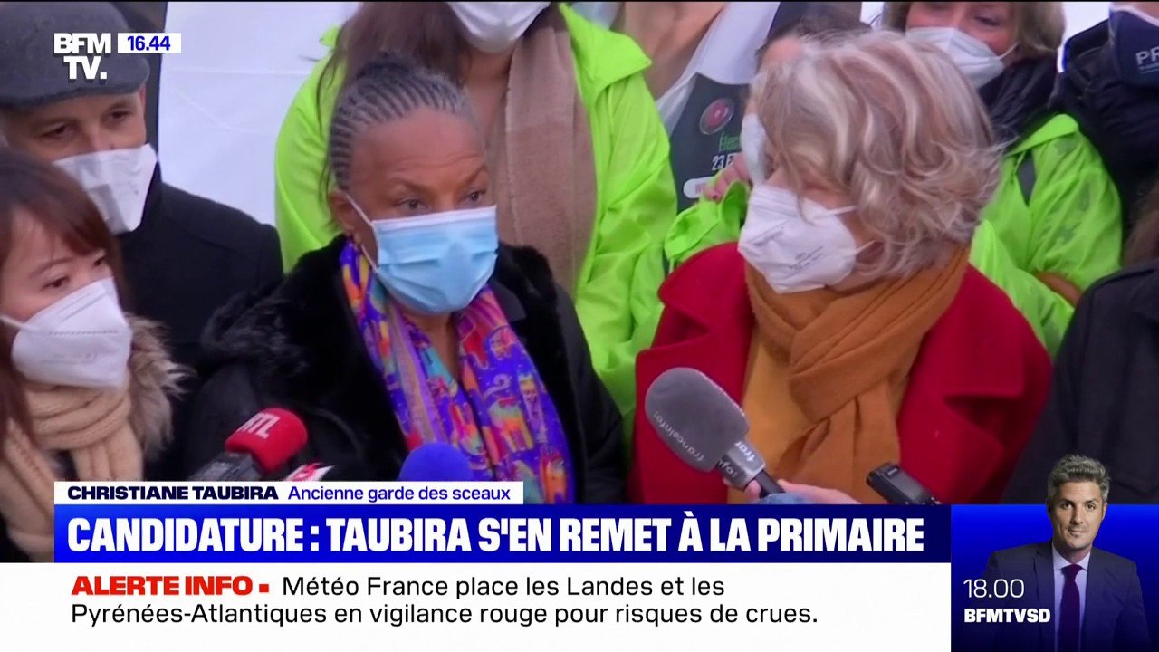 Christiane Taubira annonce "accepter les règles de la primaire populaire"