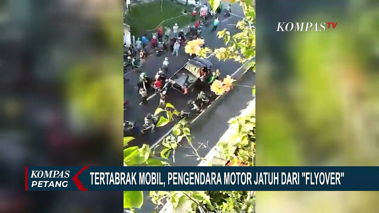 Pemotor yang Jatuh dari Flyover Pesing Kena Sanksi Tilang