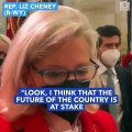 Rep. Liz Cheney leaves House chamber with her father, former Vice President Dick Cheney