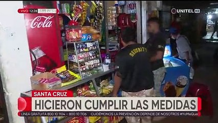 Download Video: Tras operativos se hizo el cierre de locales que incumplieron restricciones en Santa Cruz