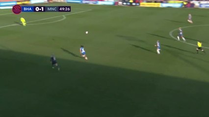Brighton hit for six by dominant Man City