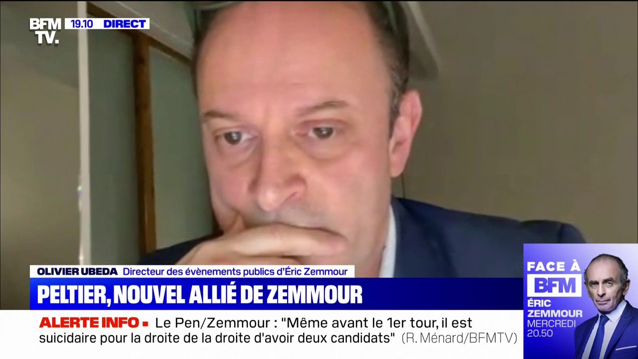 Pour Olivier Ubeda, le ralliement de Guillaume Peltier à Éric Zemmour est "un tournant dans la campagne"