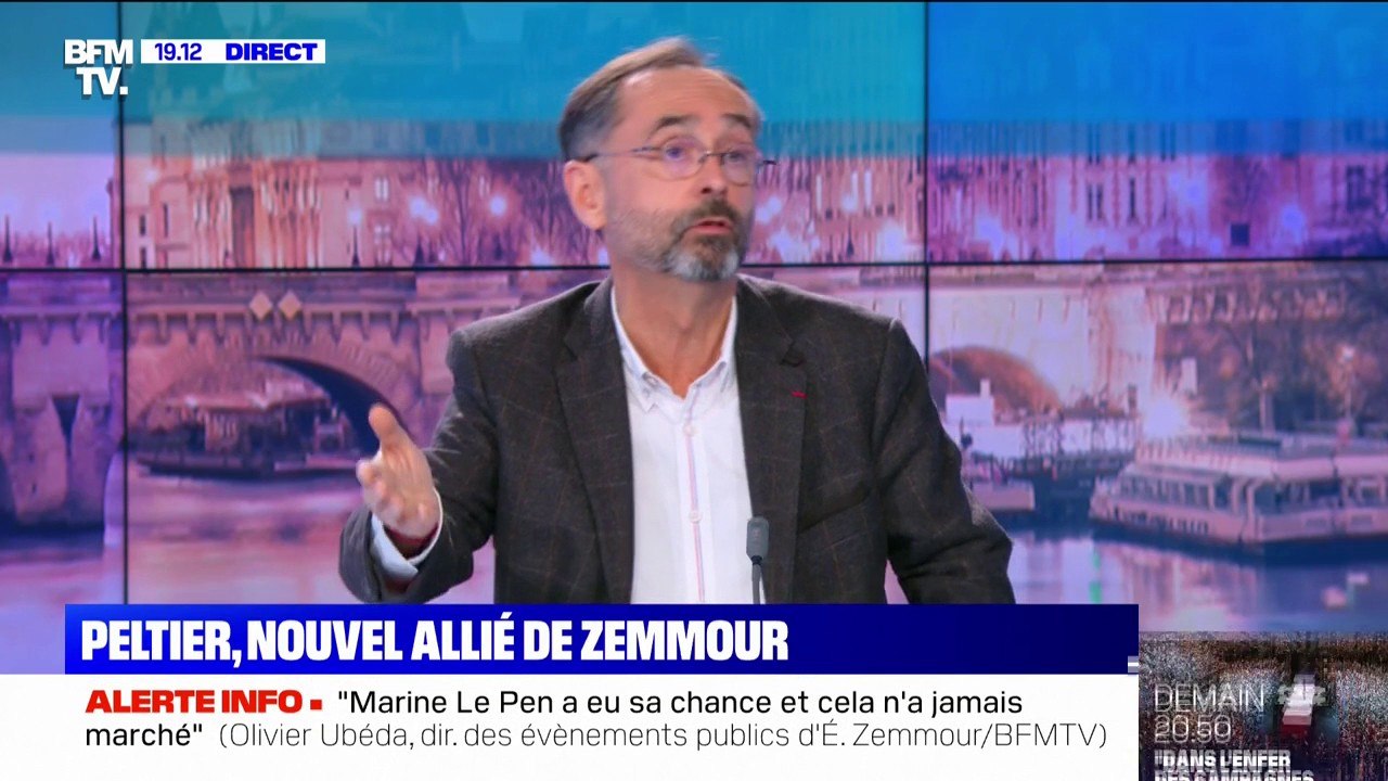 Robert Ménard juge "maladroite" la réaction de Marine Le Pen suite au ralliement de Guillaume Peltier à Éric Zemmour