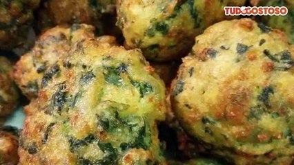 Bolinho de espinafre