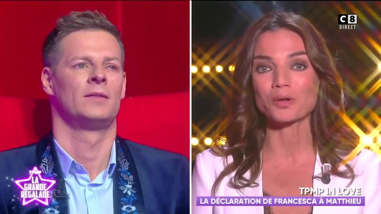 Francesca Antoniotti dévoile ses sentiments amoureux à Matthieu Delormeau en direct