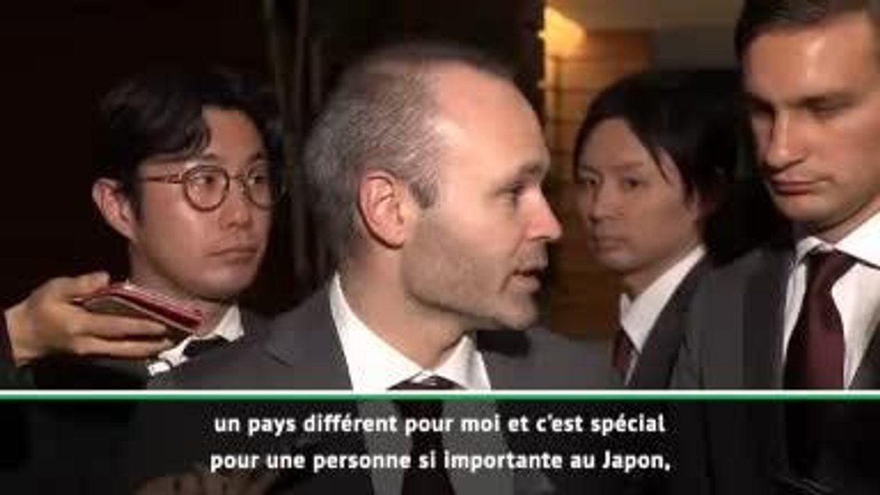 Japon - Iniesta invité à rencontrer le Premier ministre