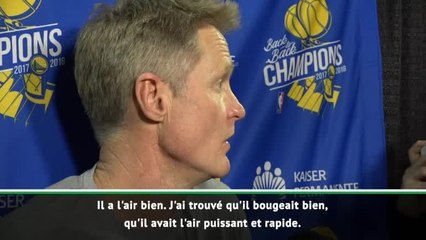 Golden State - Kerr "très impressionné" par Cousins