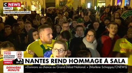 Les fans d'Emiliano Sala lui rendent hommage à Nantes