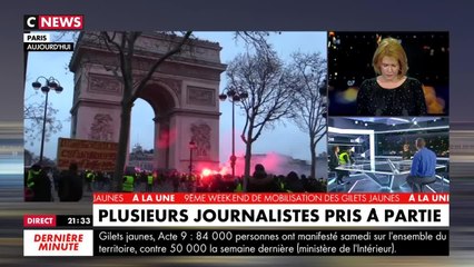 Gilets jaunes : plusieurs journalistes pris à partie pendant le 9ème week-end de mobilisation