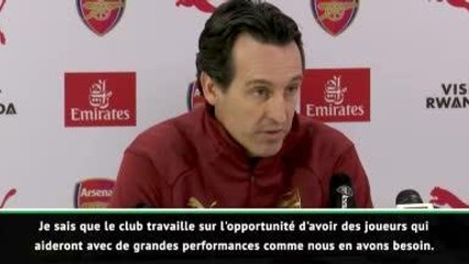 Arsenal - Emery : "Nous ne pouvons pas recruter, juste avoir des prêts"