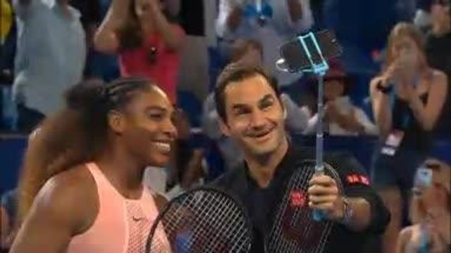 Hopman Cup - Federer/Serena : Un selfie à 43 Grands Chelems !