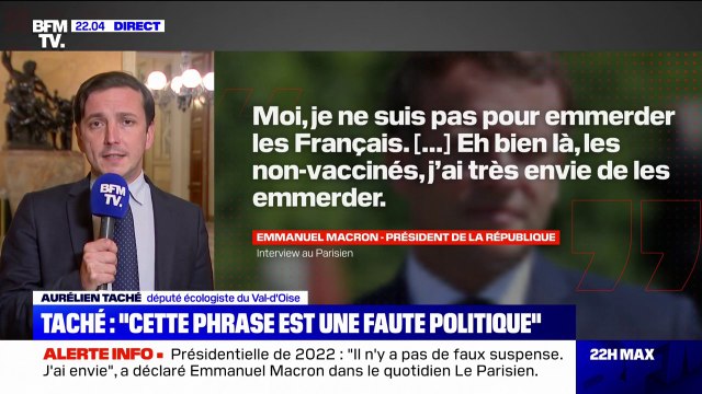 Aurélien Taché: C'est la première fois que je vois un président de la République assumer ne pas être le président de tous les Français