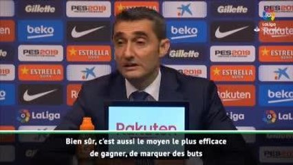 17e j. - Valverde : "Nous avons dominé la première mi-temps"