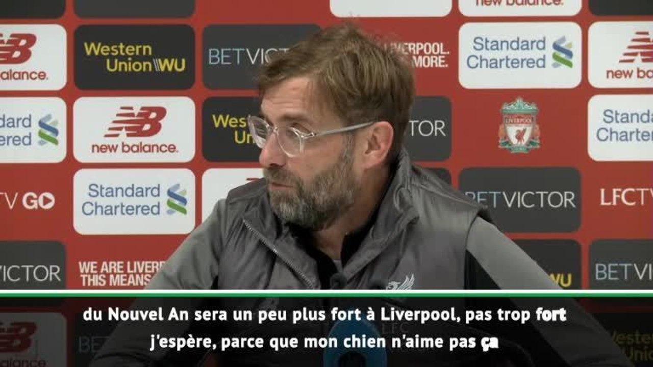 Premier League - Klopp : "Pas trop de bruit, mon chien n'aime pas ça"