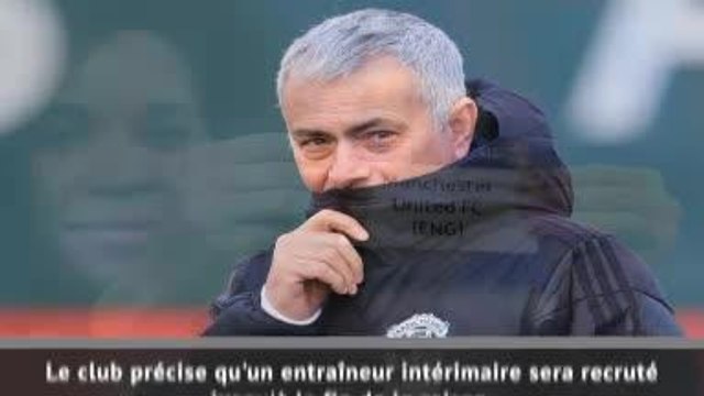 Manchester United limoge José Mourinho