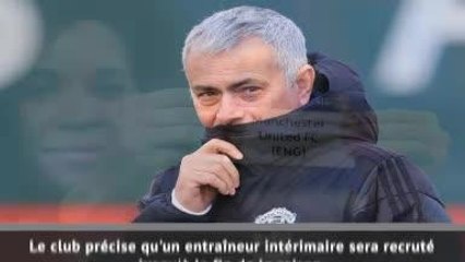 Manchester United limoge José Mourinho