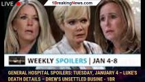 General Hospital Spoilers: Tuesday, January 4 – Luke's Death Details – Drew's Unsettled Busine - 1br