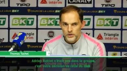 PSG - Tuchel : "Rabiot? C'est une décision du club, je la respecte""
