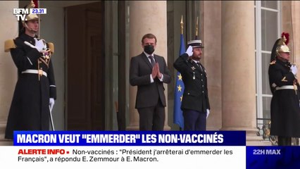 "Emmerder" les non-vaccinés: vives réactions après les propos chocs d'Emmanuel Macron