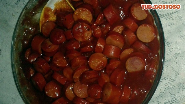 Cachorro quente no microondas