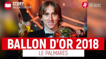 Ballon d'or 2018 - Découvrez le palmarès !