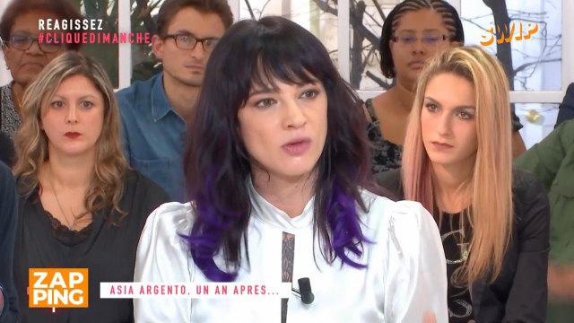 Asia Argento agacée par les questions de Mouloud Achour sur les accusations d'agression sexuelle faites à son encontre