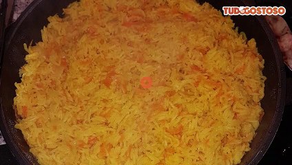 Arroz de cenoura nutritivo