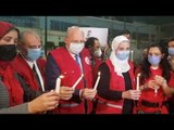 وزيرة التضامن تشارك في مسيرة الهلال الأحمر للتضامن مع الشعب اللبناني
