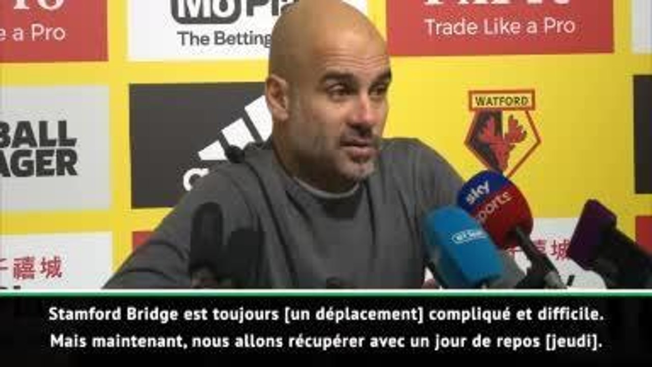 16e j. - Guardiola : "Gagner à Stamford Bridge"