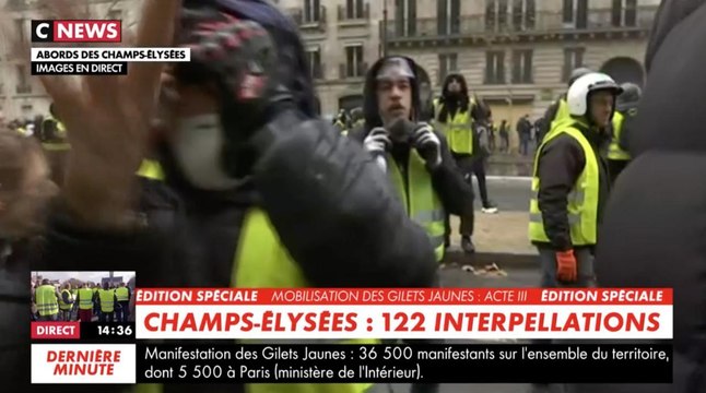 Menteurs ! Les journalistes de CNews Jean Chamoulaud et Pierre Collet insultés et pris à partie par des Gilets jaunes