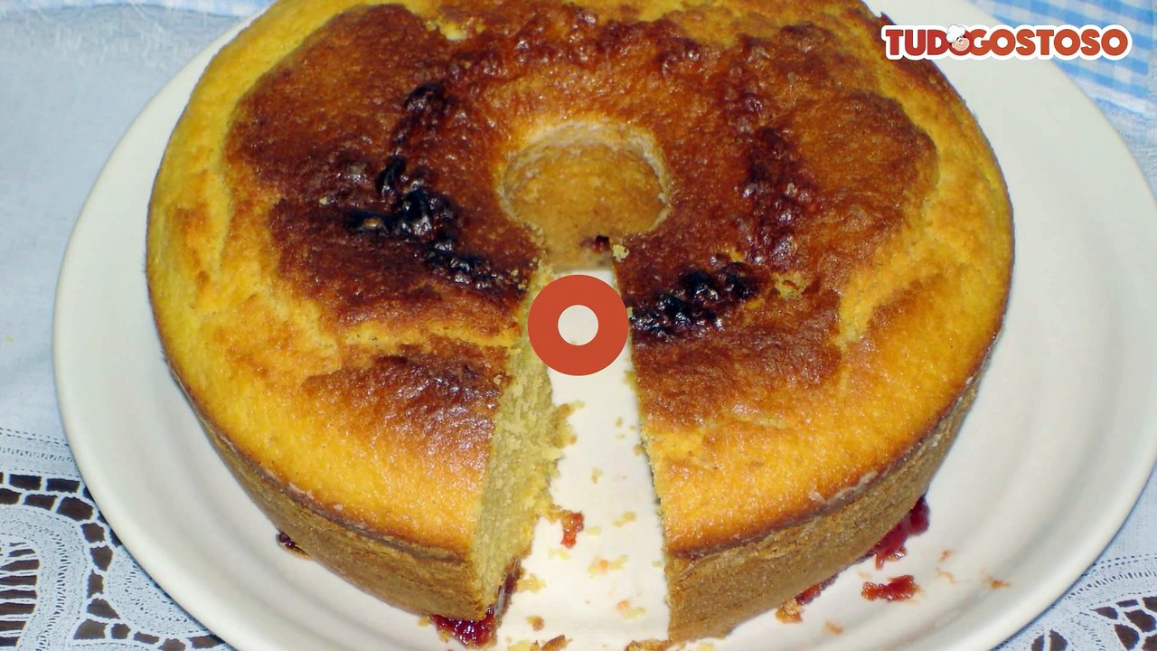 Bolo de fubá super fofinho